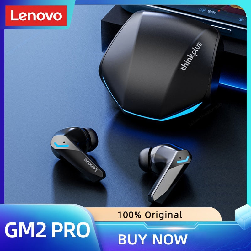 Original Lenovo GM2 Pro 5.3 Earphone Bluetooth Wireless Earbuds With Microphone