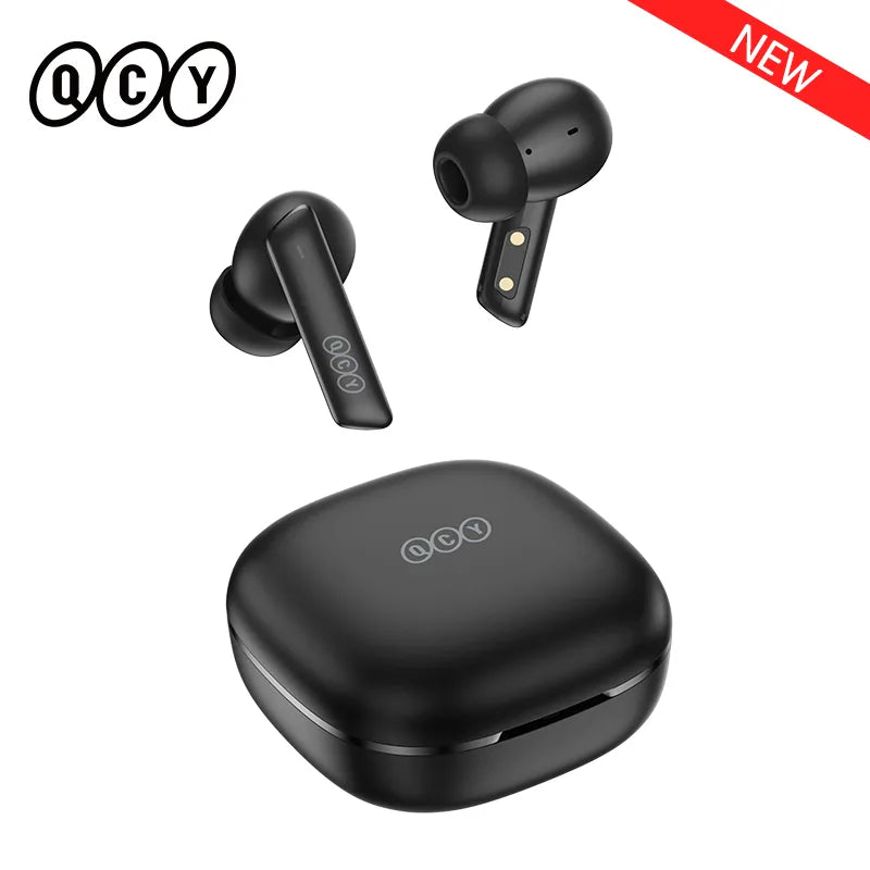 QCY HT05 ANC Wireless Earphone 40dB Noise Cancelling Bluetooth 5.2 Headphone 6 MicEarbuds With Transparency Mode